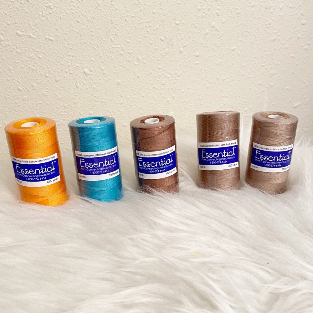 Essential 💯 Cotton Satin Finish Thread